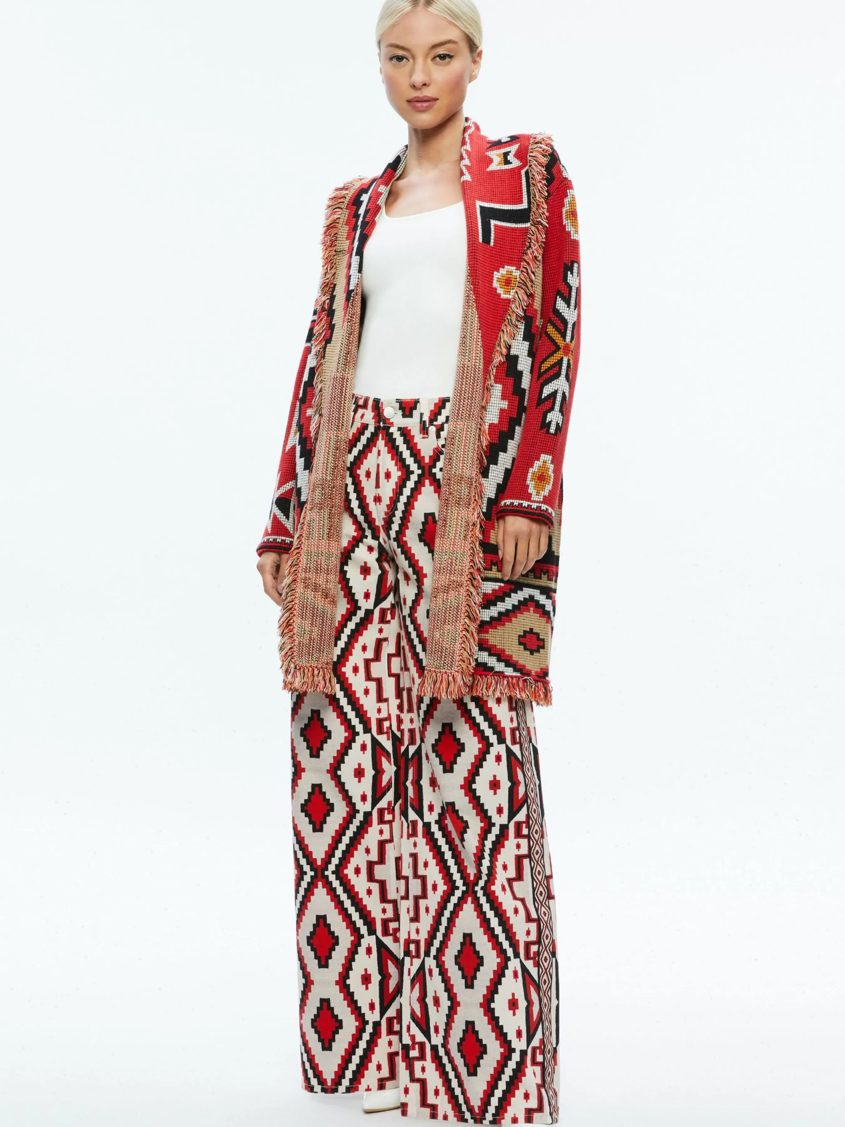 Alice and Olivia ASTRID LONG CARDIGAN