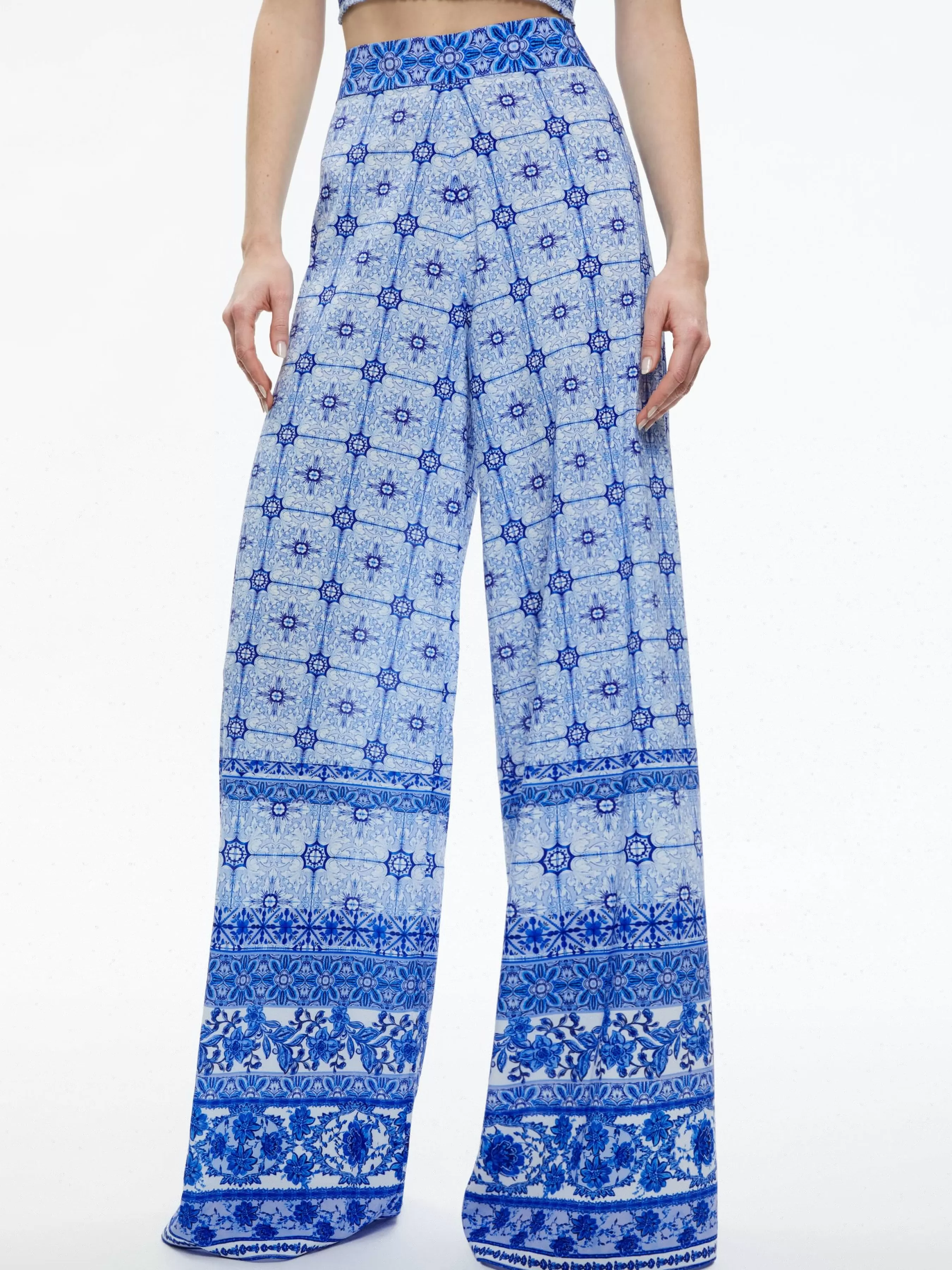 Alice and Olivia ATHENA WIDE LEG PANT