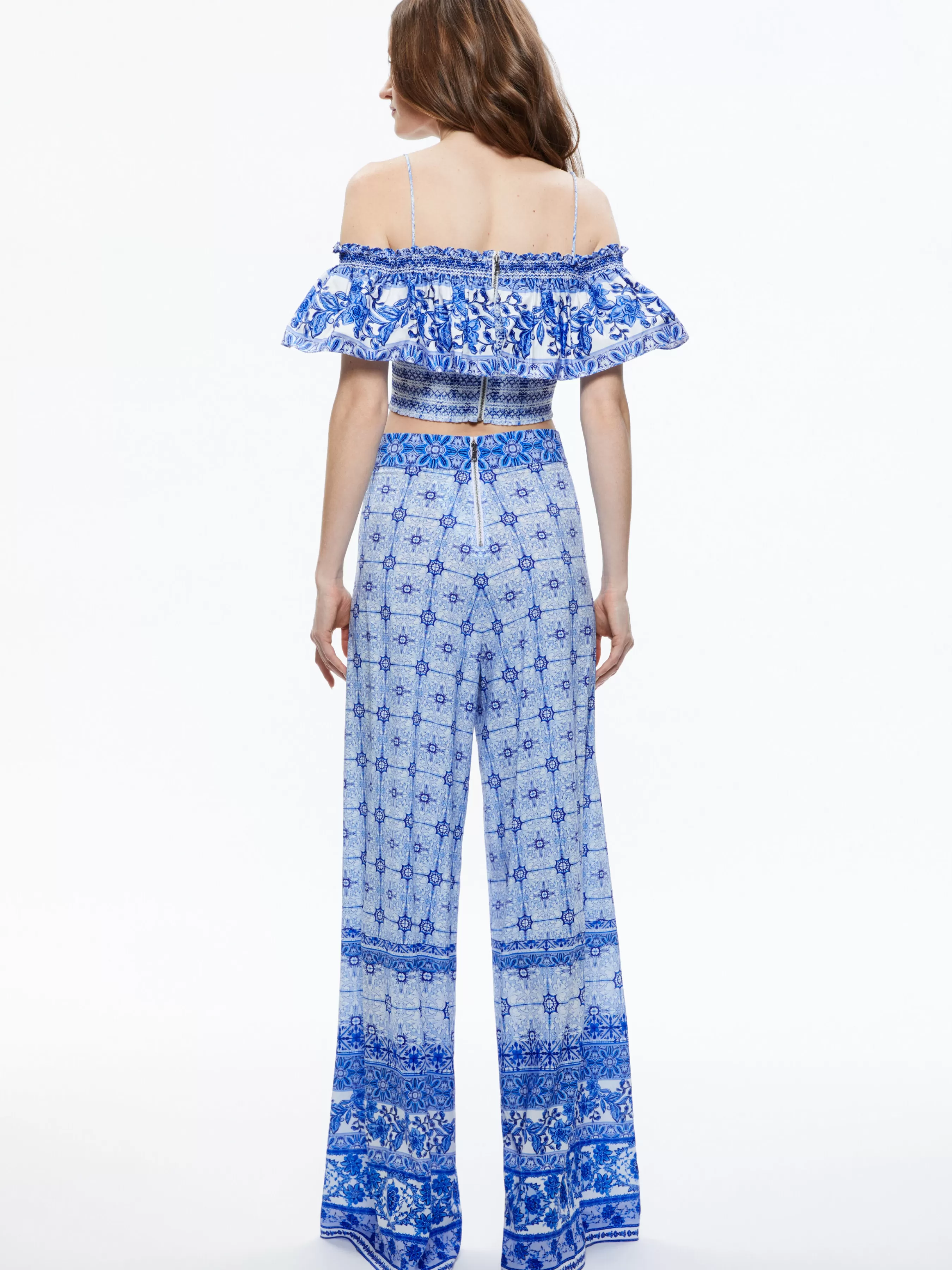 Alice and Olivia ATHENA WIDE LEG PANT