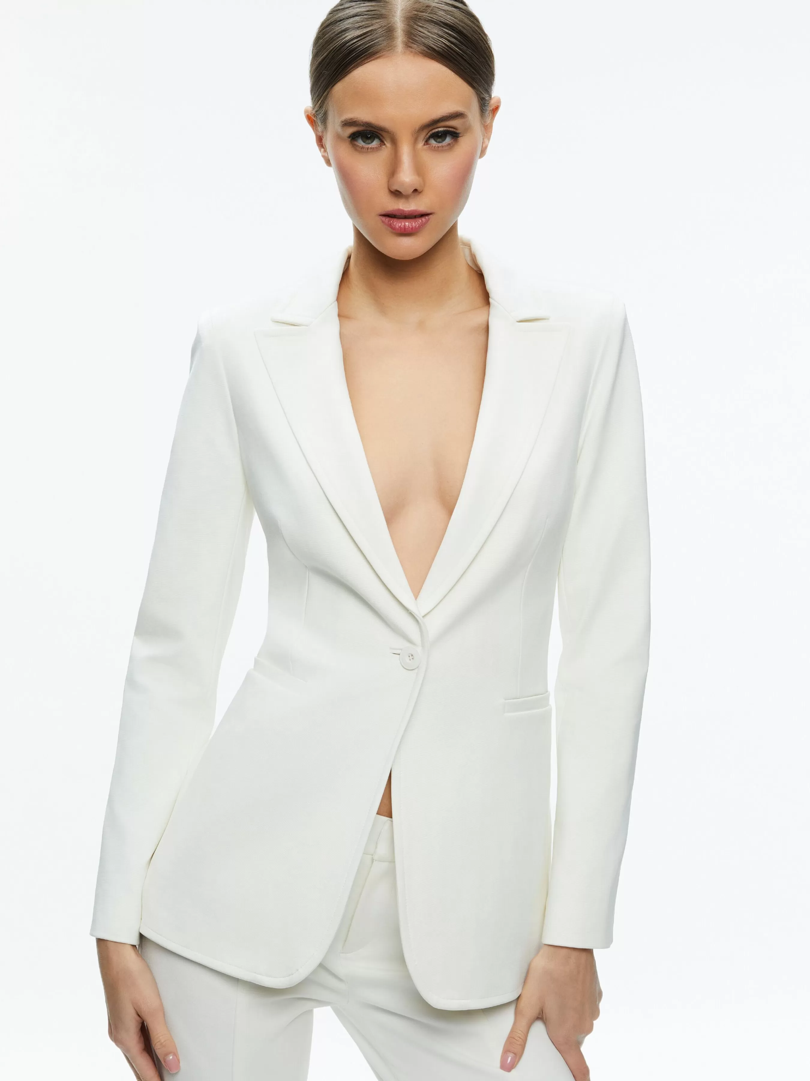 Alice and Olivia BREANN FITTED BLAZER