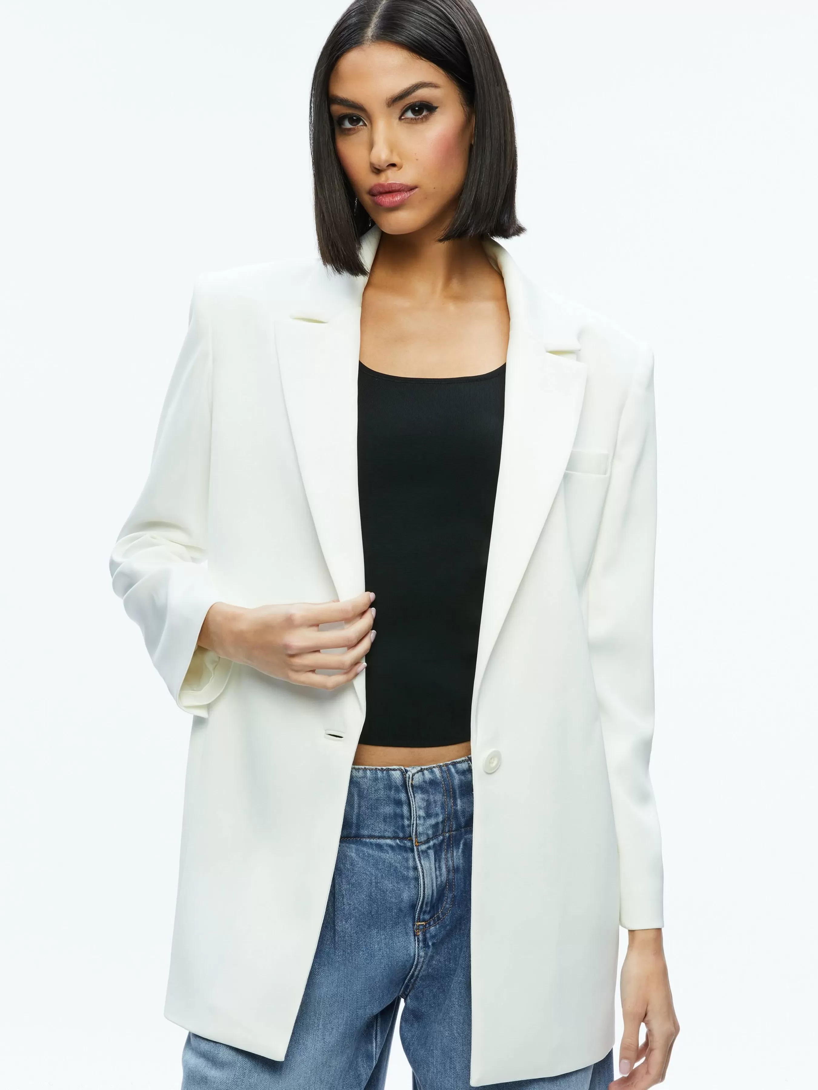 Alice and Olivia COLLEY OVERSIZED BLAZER