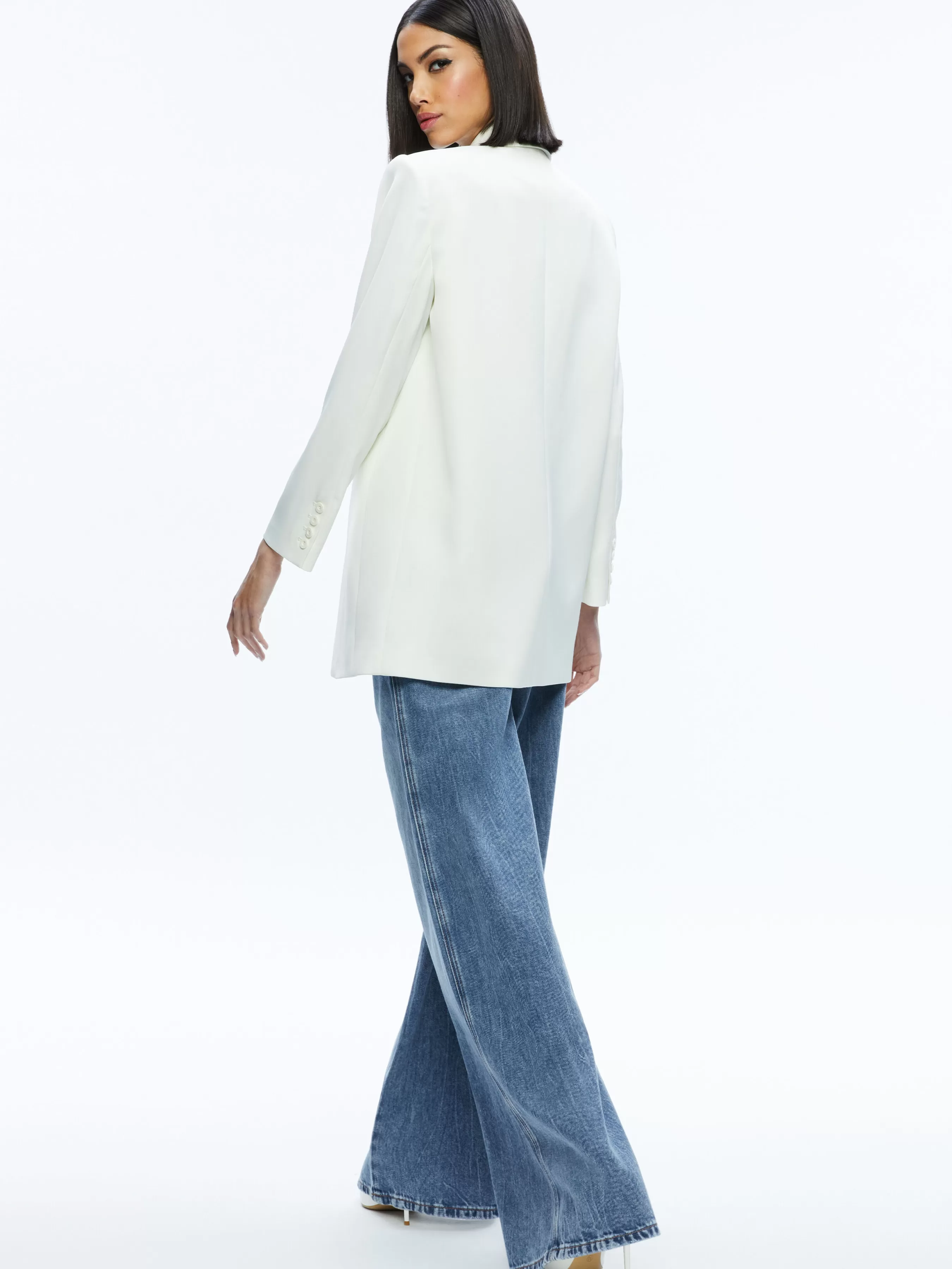 Alice and Olivia COLLEY OVERSIZED BLAZER