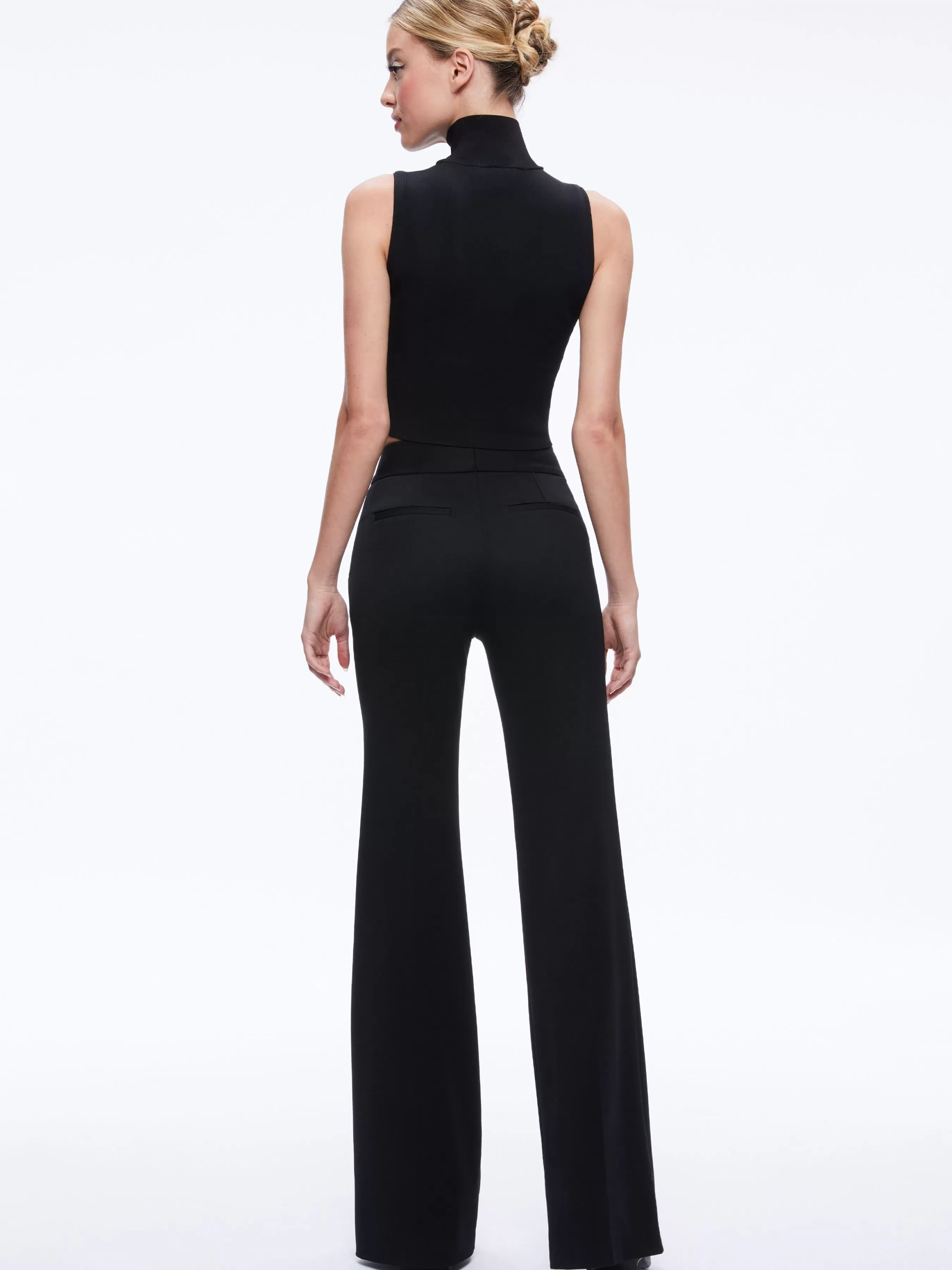 Alice and Olivia DEANNA HIGH WAISTED BOOTCUT PANT