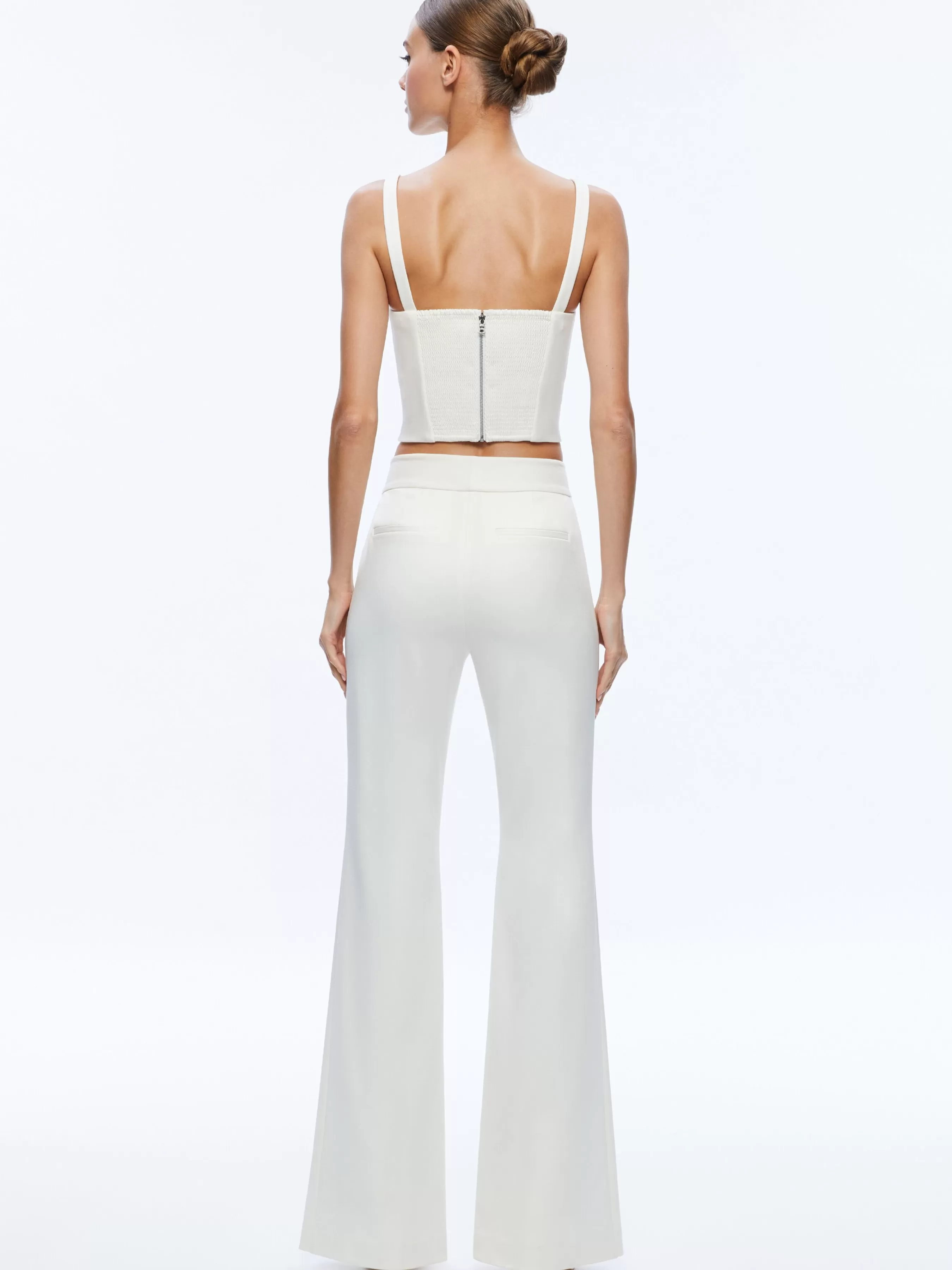 Alice and Olivia DEANNA HIGH WAISTED BOOTCUT PANT