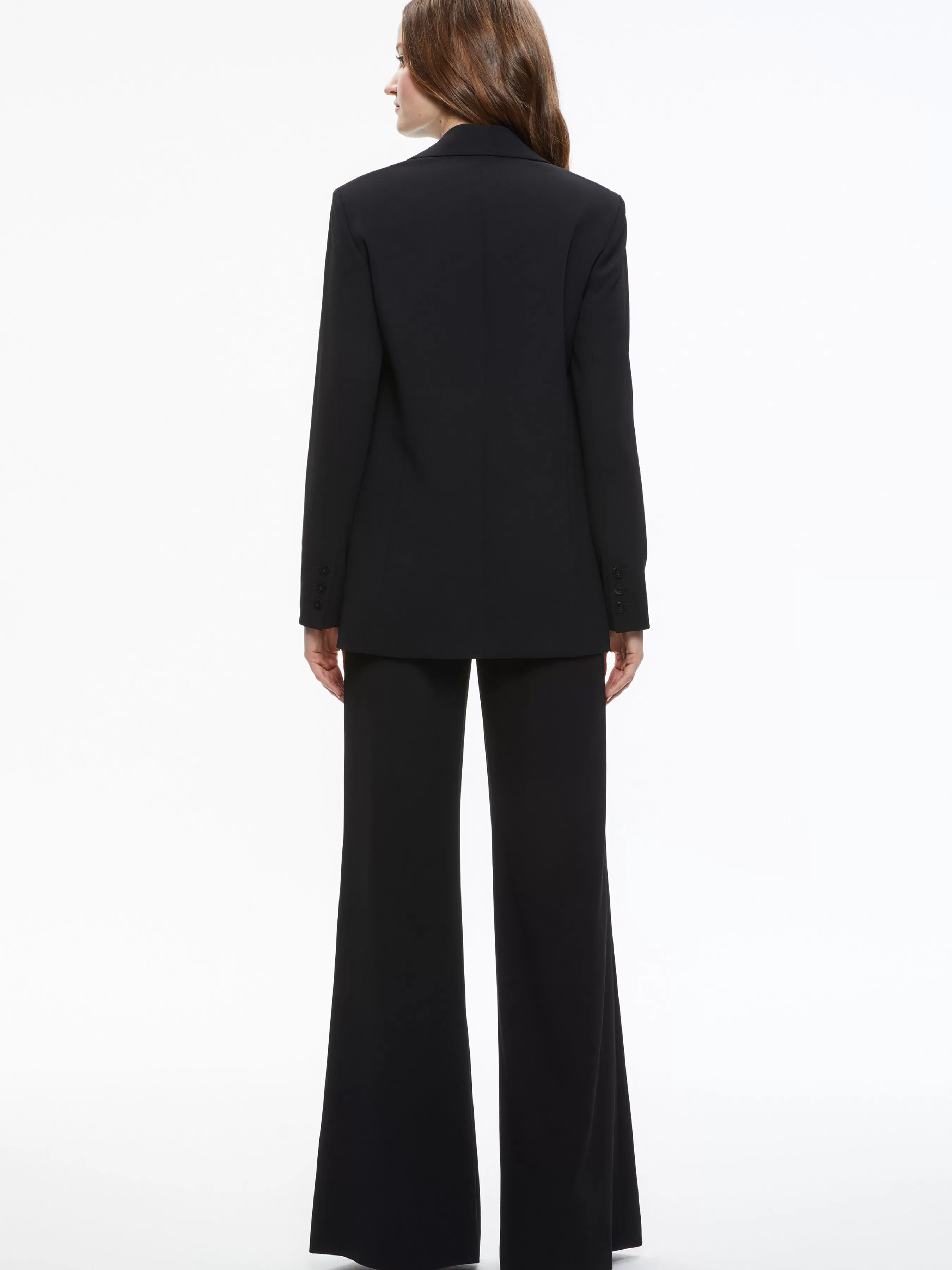 Alice and Olivia DENNY NOTCH COLLAR BOYFRIEND BLAZER