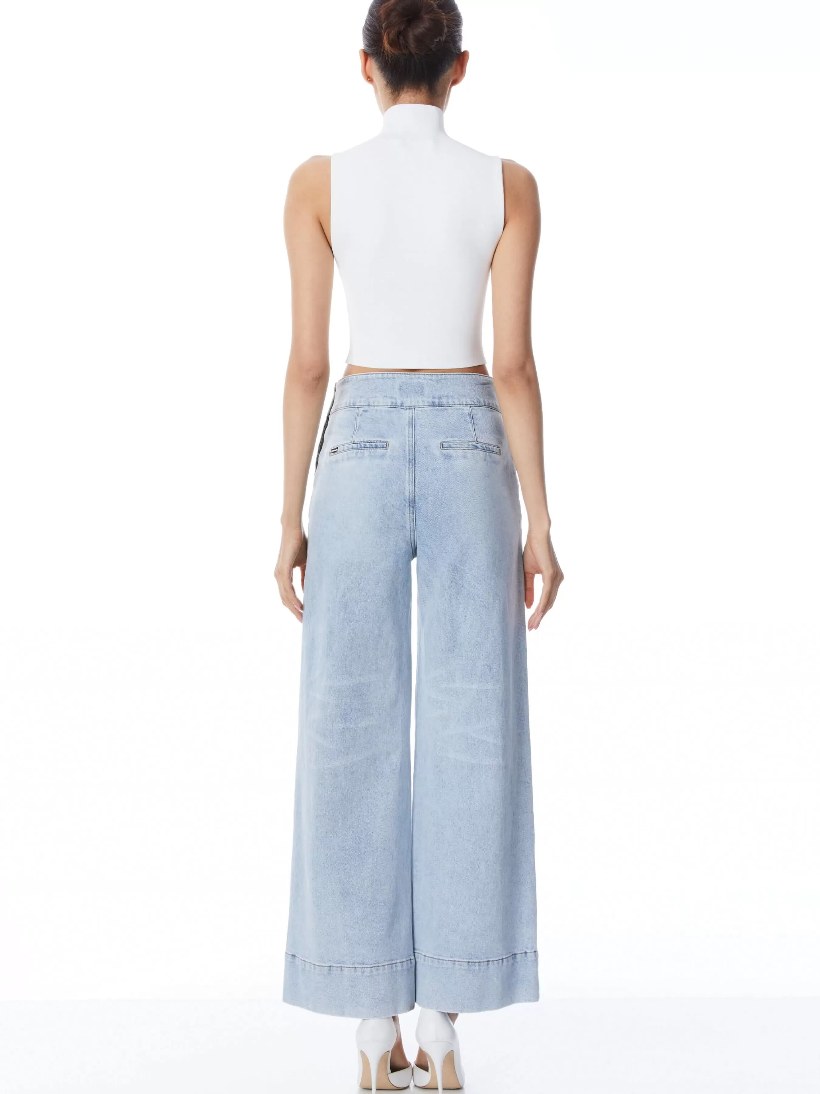 Alice and Olivia DONALD HIGH WAISTED JEAN