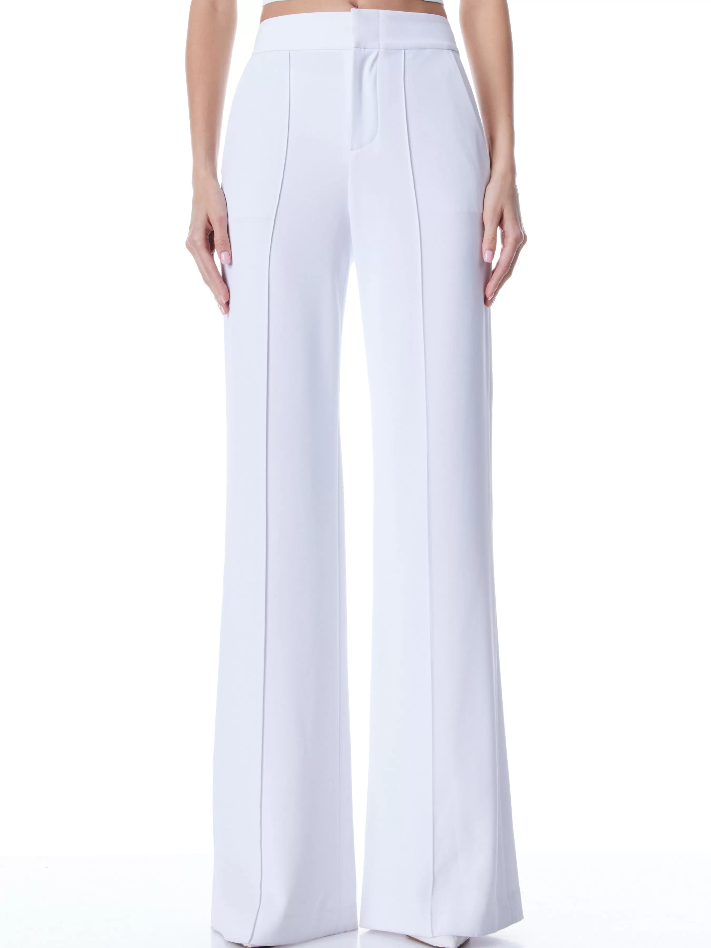 Alice and Olivia DYLAN HIGH WAISTED WIDE LEG PANT