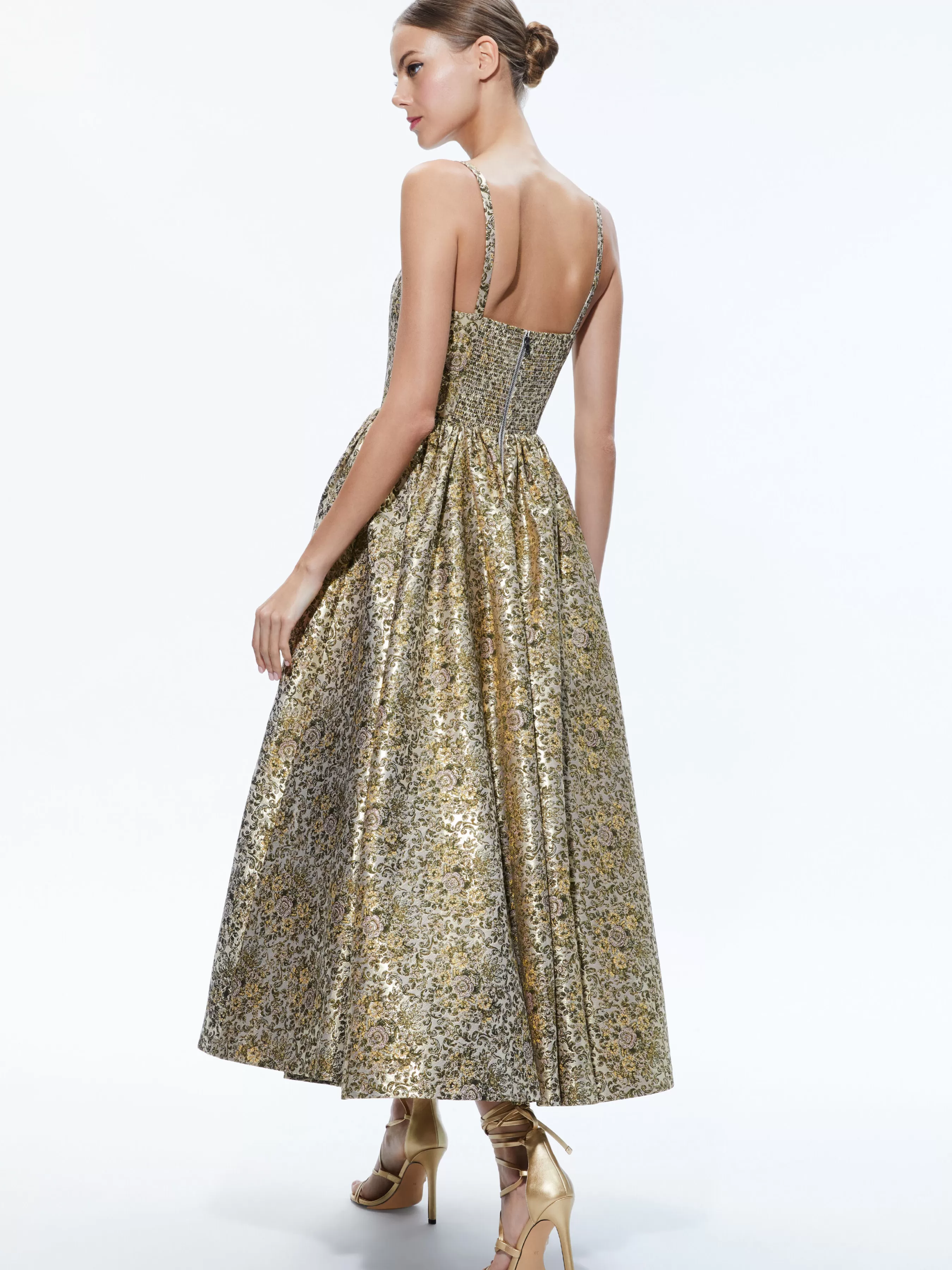 Alice and Olivia FAY MIDI DRESS