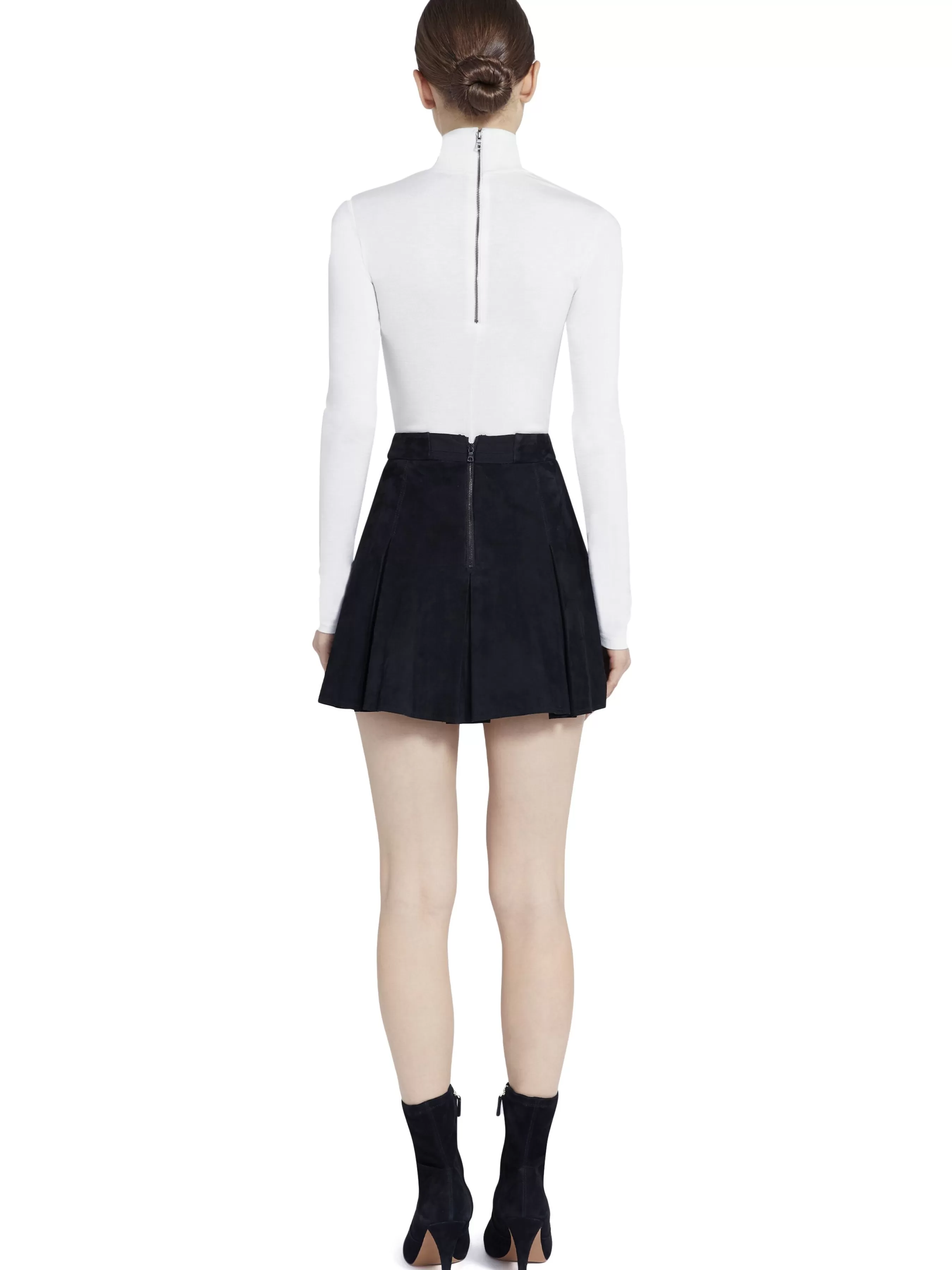 Alice and Olivia GARRISON SLIM MOCK NECK TOP