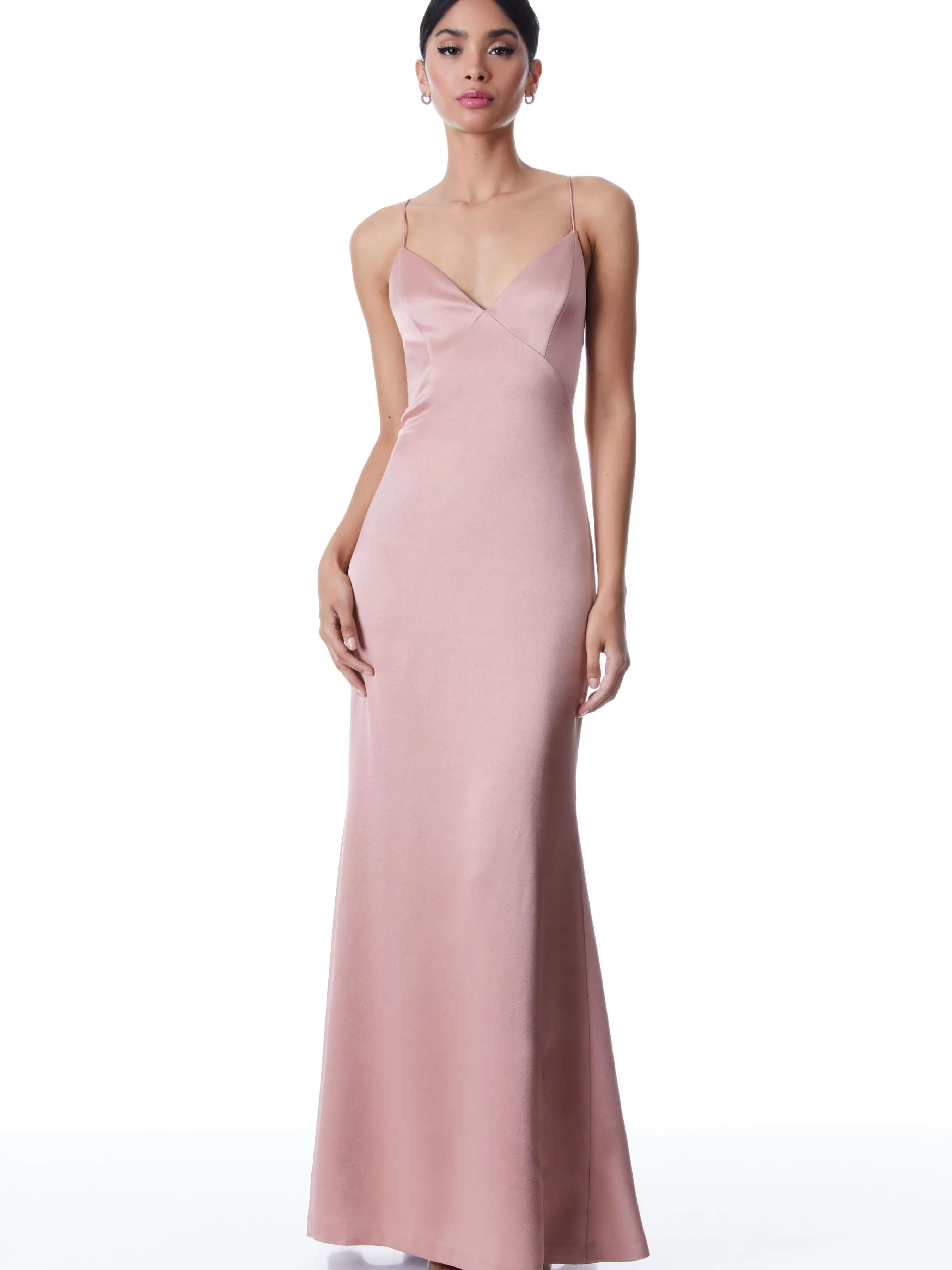 Alice and Olivia JULIETTA MAXI SLIP DRESS