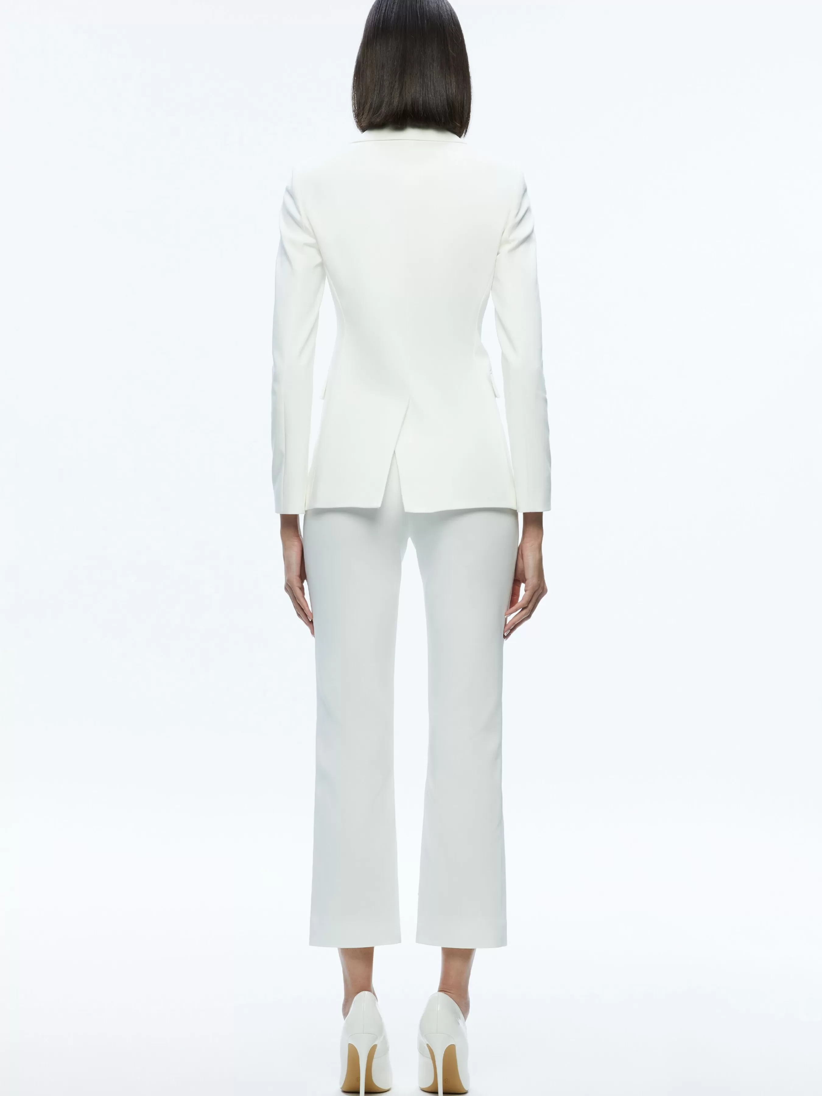 Alice and Olivia MACEY SLIT SLEEVE BLAZER