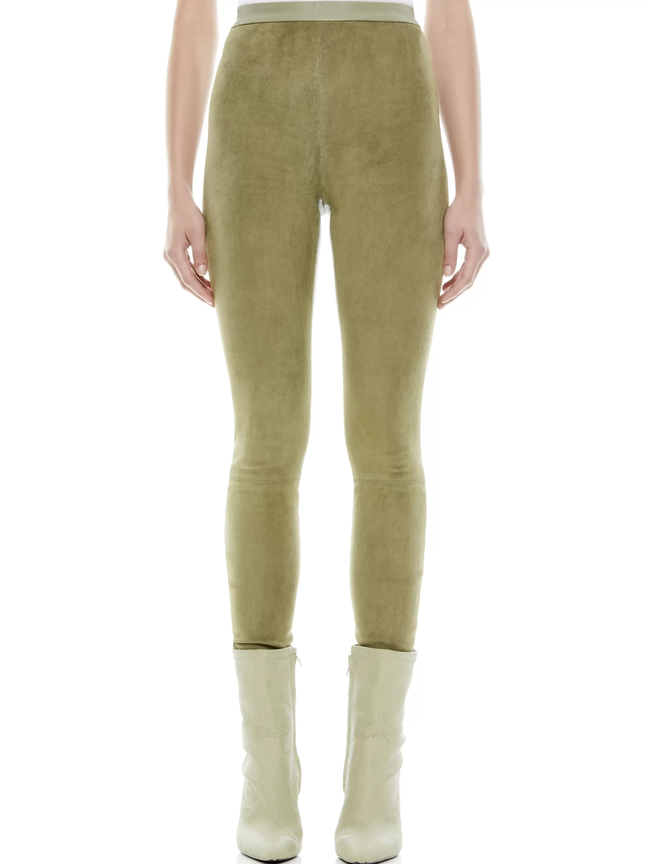 Alice and Olivia MADDOX SUEDE COMBO LEGGING