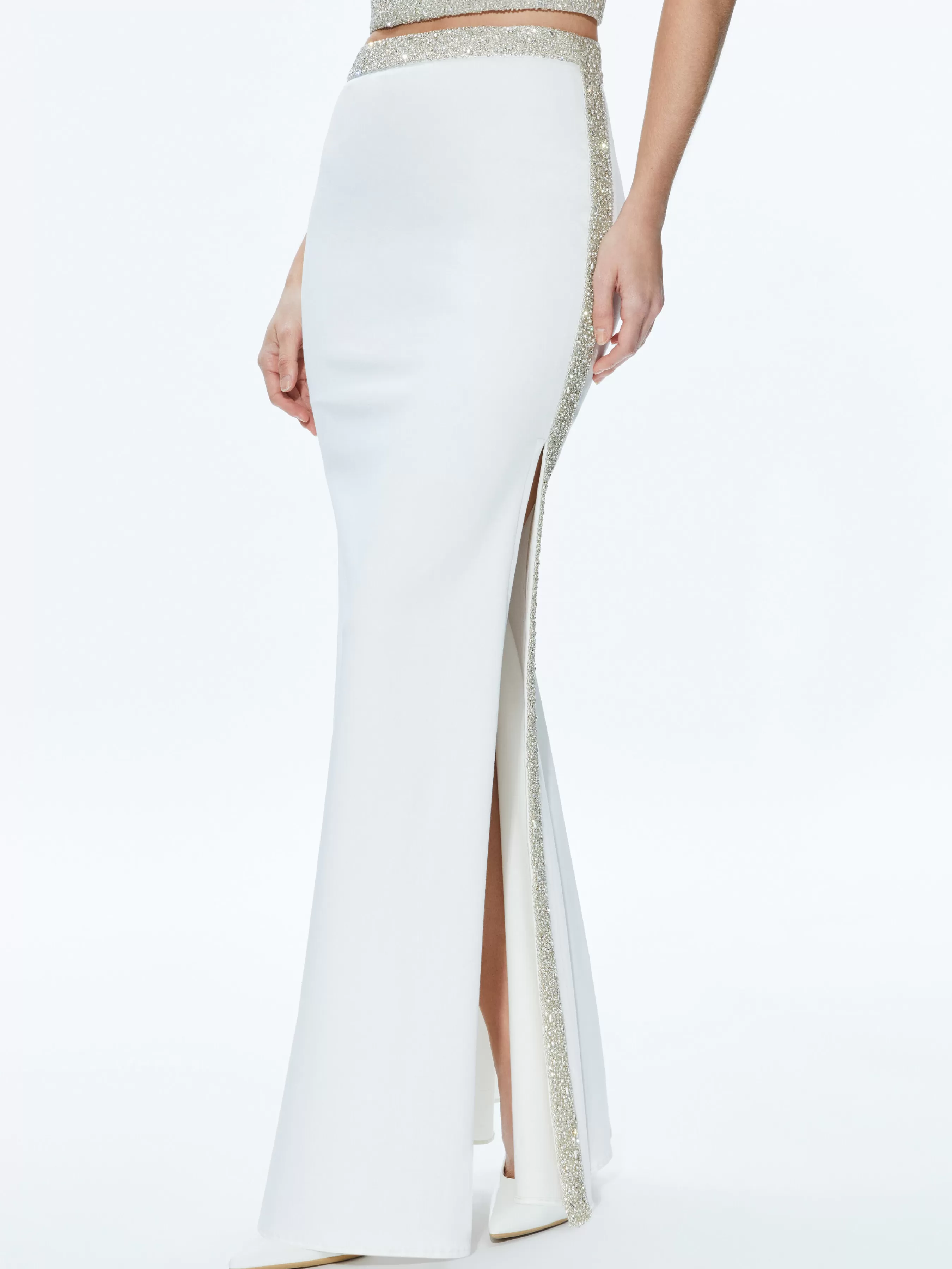 Alice and Olivia MARILYNN EMBELLISHED MAXI SKIRT