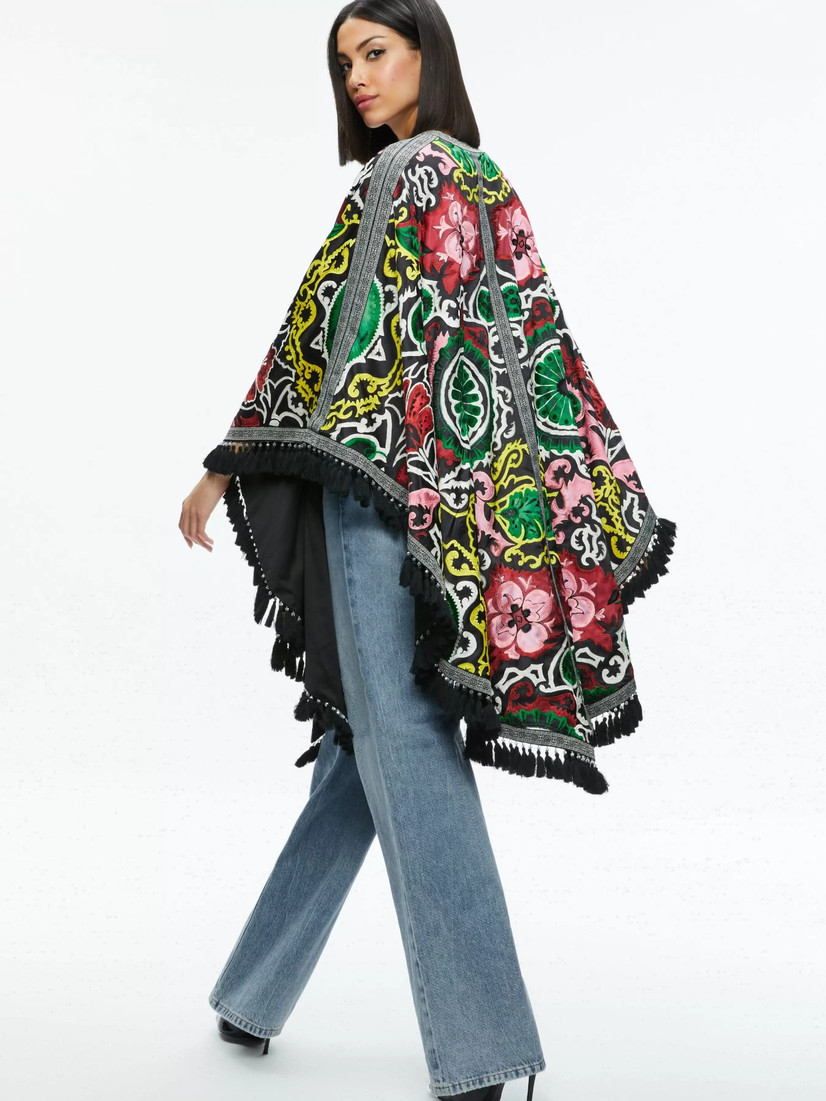 Alice and Olivia NADINE EMBELLISHED SHAWL