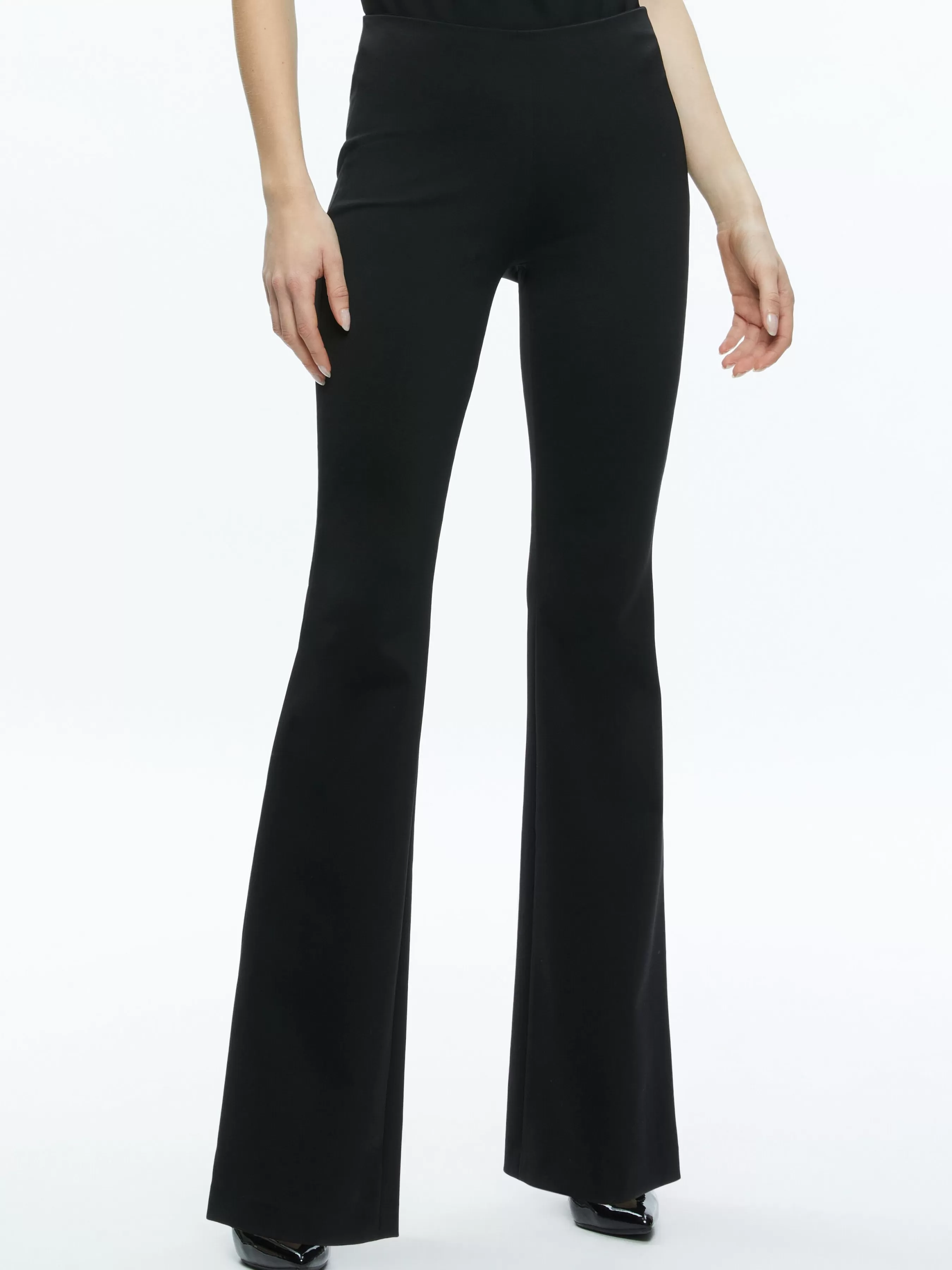 Alice and Olivia RMP BACK ZIP BOOTCUT PANT