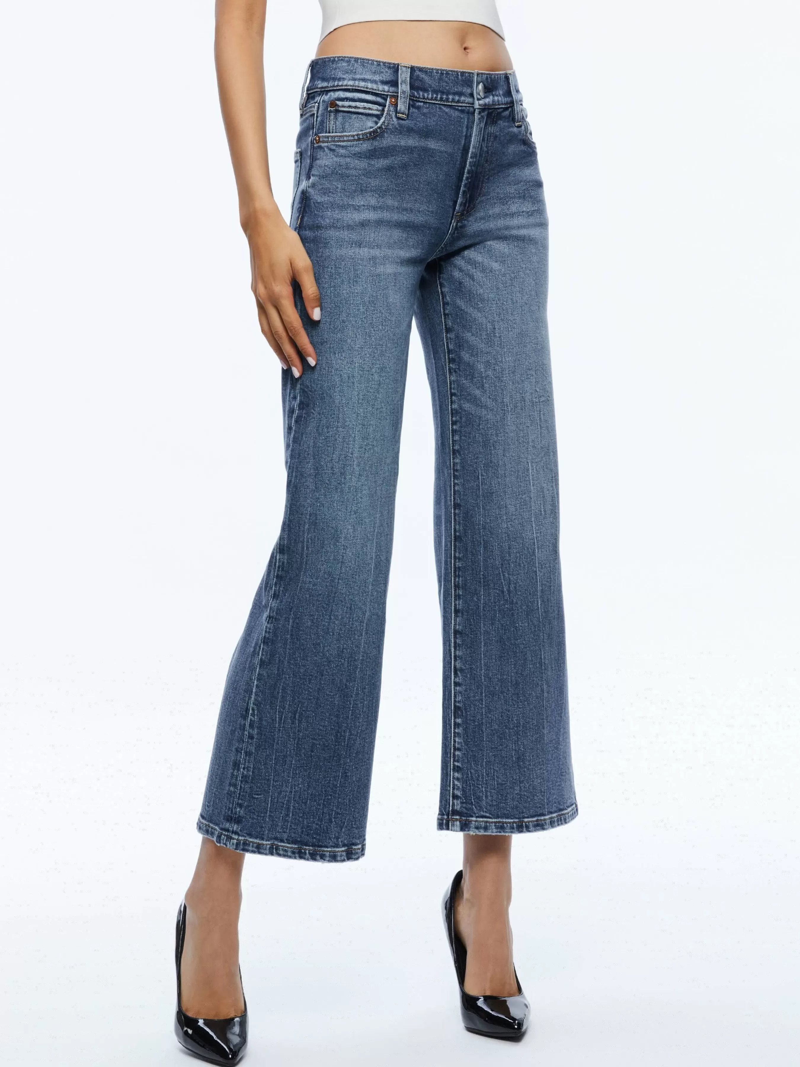 Alice and Olivia ROXIE KICK FLARE JEAN