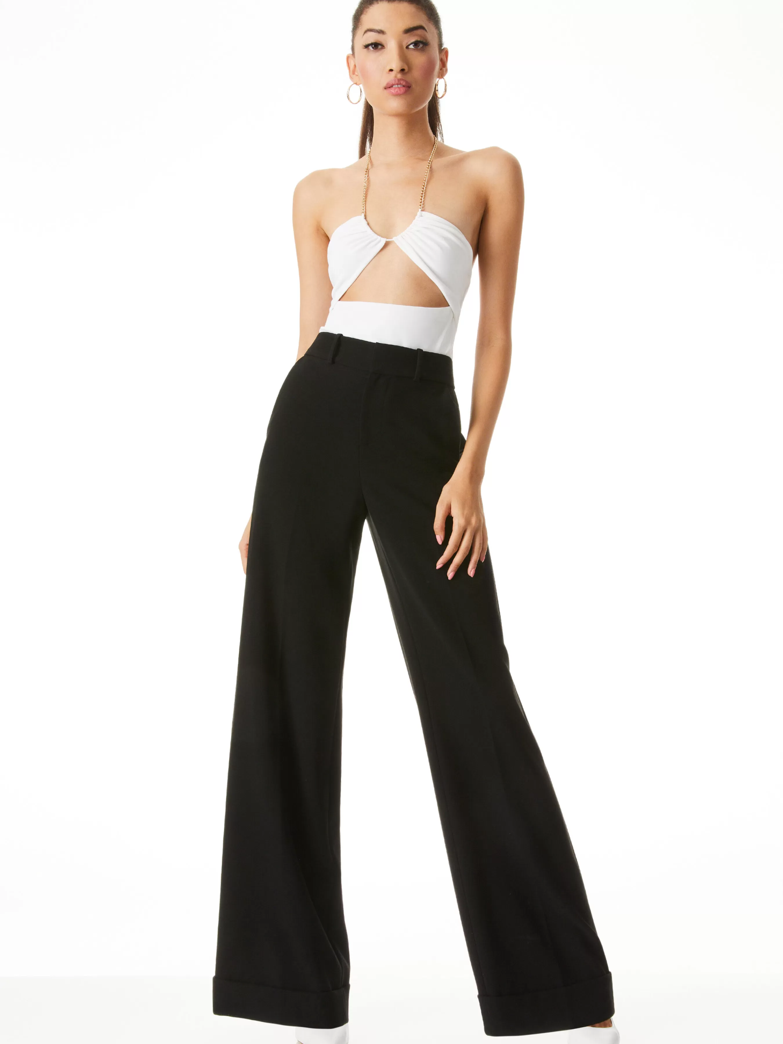 Alice and Olivia SARIYA CUTOUT BODYSUIT