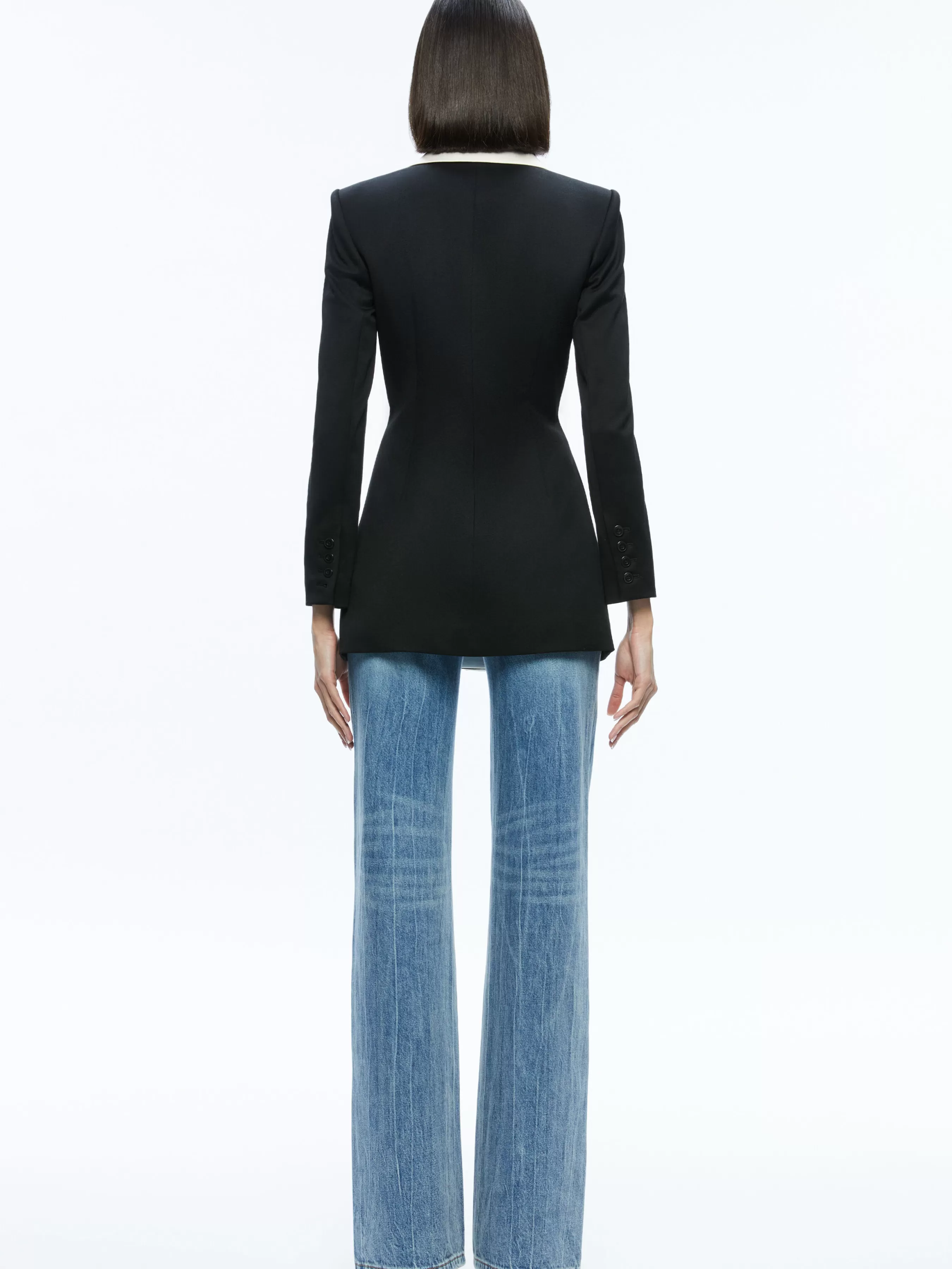 Alice and Olivia SILVIE FITTED BLAZER