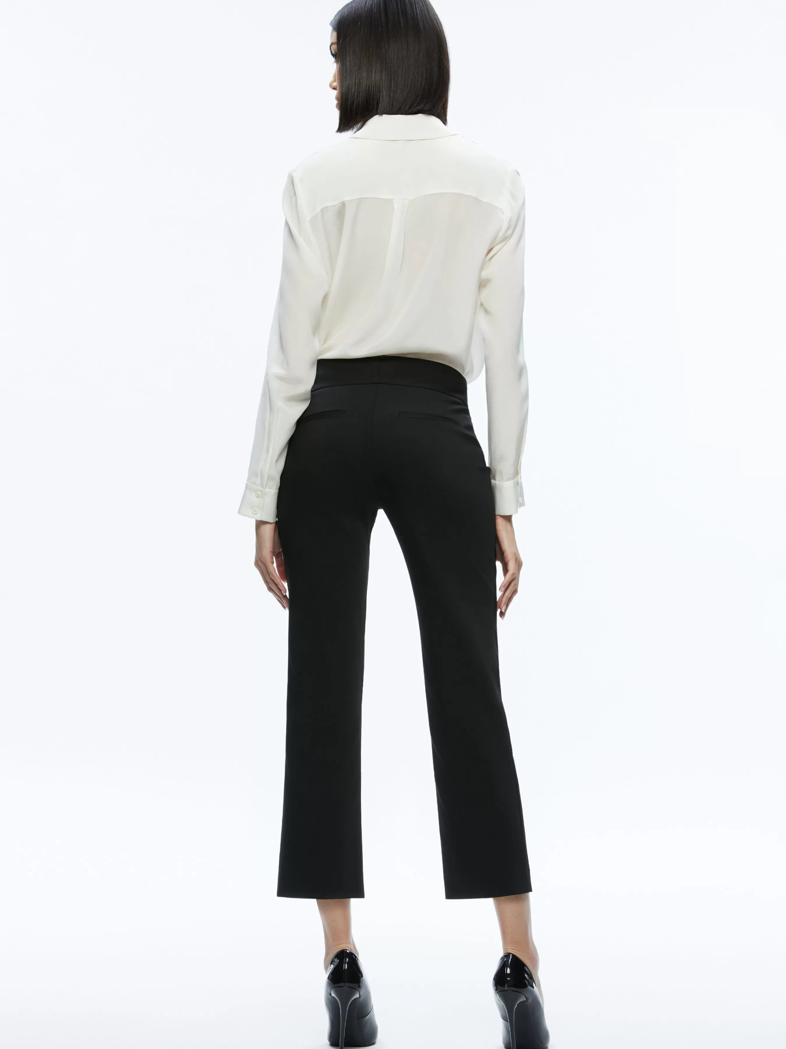 Alice and Olivia STACEY LOW RISE KICK FLARE PANT