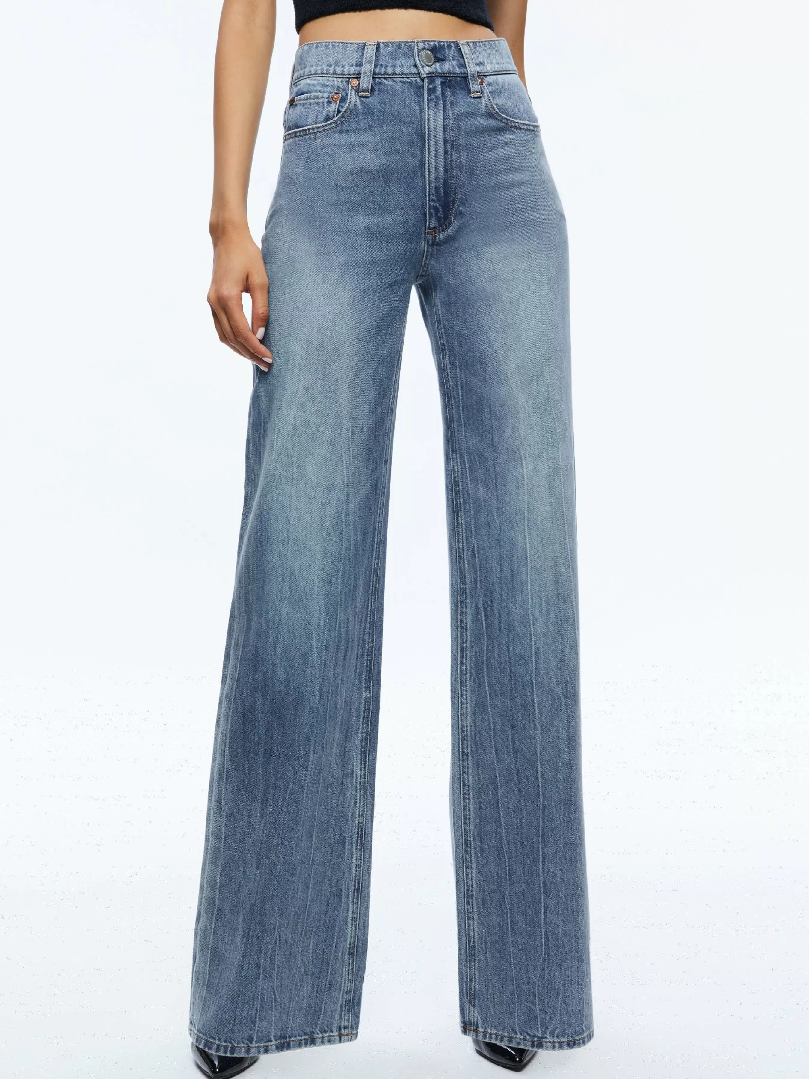 Alice and Olivia WEEZY FULL LENGTH JEAN